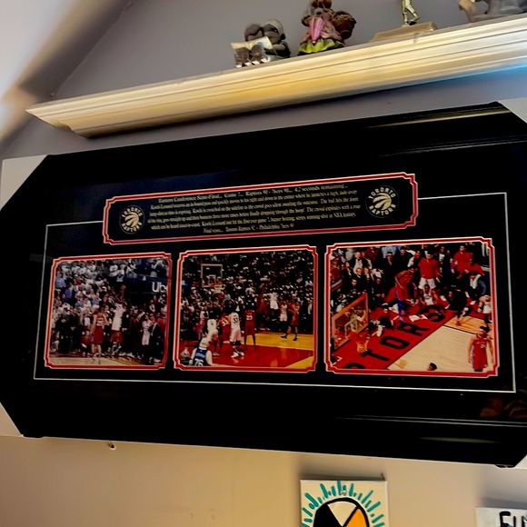 Rare Toronto Raptors Kawhi Leonard 2 shot, buzzer beater. - Picture 1 of 5